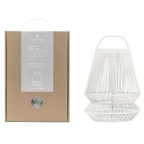 Originalhome Lampion tragbare Laterne aus recyceltem