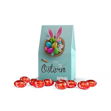 Lindt Lindor Ostereier in Mini-Standboden-Kartonage