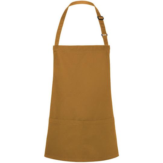 Kurze Latzsch�rze Basic mit Schnalle und Tasche