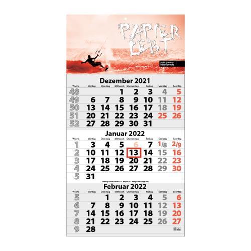 3-Monats DIN A3 Kalender �Trinus G / Trinus G Euro /