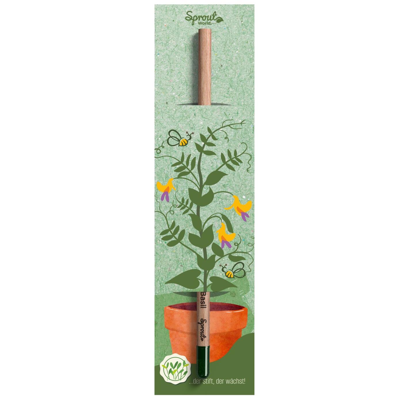 SPROUT - Bleistift mit grossem Ansteckk�rtchen