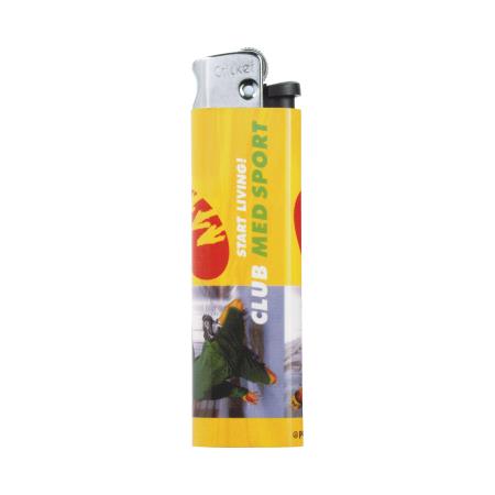 Cricket-Feuerzeug Original mit silberfarbener Kappe
