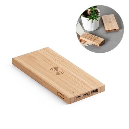 FITCH. Powerbank 5�000 mAh mit 5W wireless Ladeger�t